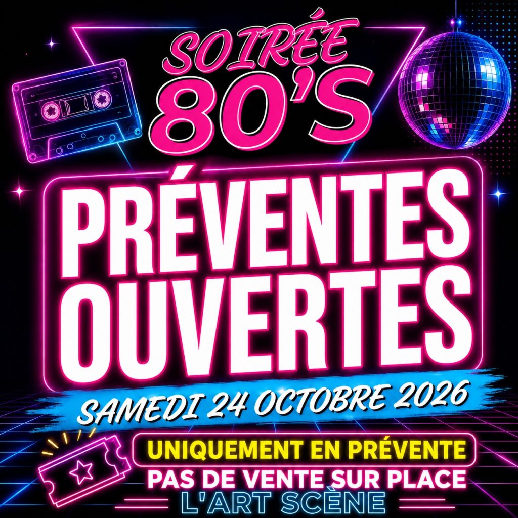 Soirée 80's - 24 Octobre 2026